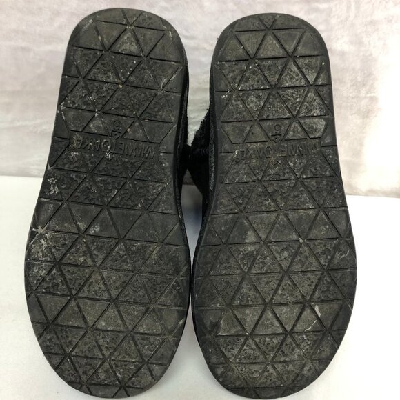 MINNETONKA Black & Grey Winter Boots Size 6 - Picture 9 of 10